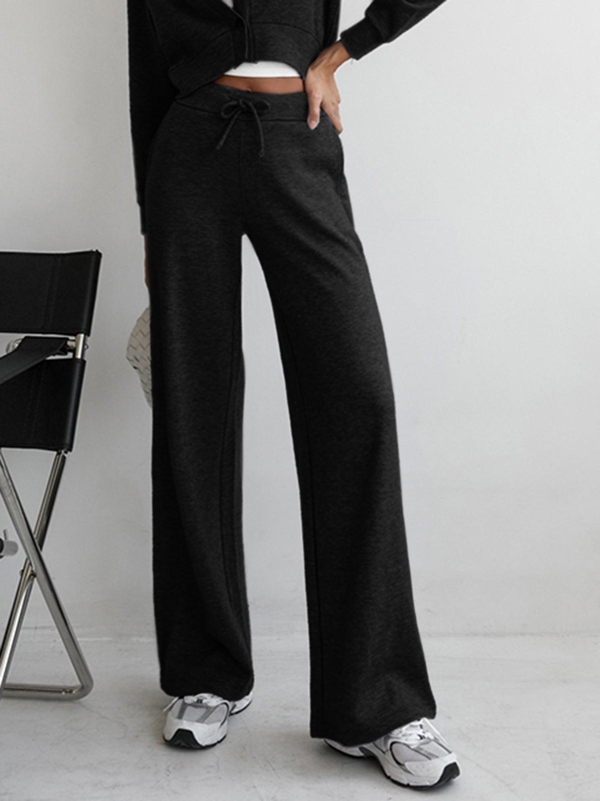 Unisex relaxed fit athflow sweatpants in jersey knit rayon blend for leisure and sport