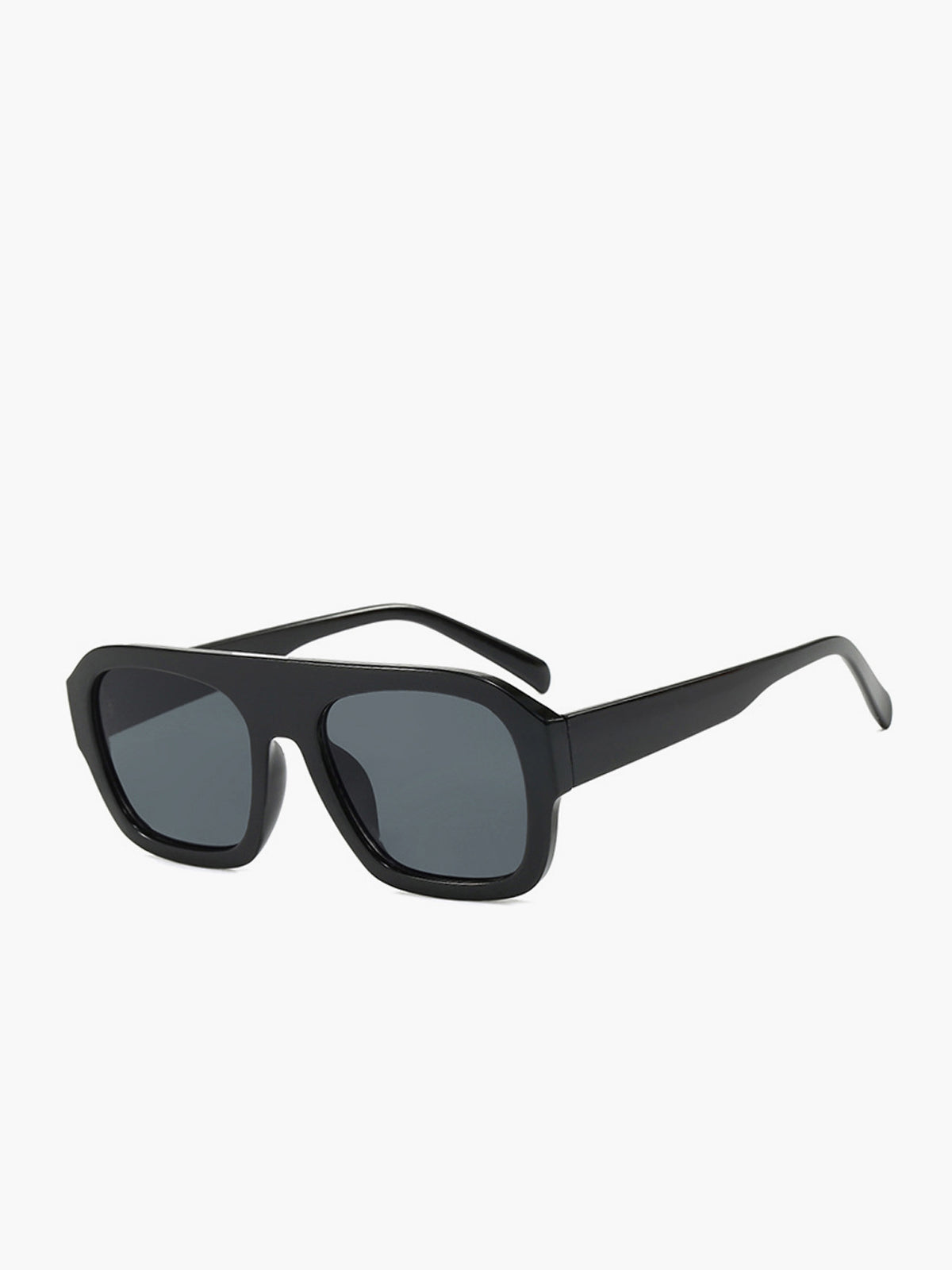 Leopard print retro square sunglasses with chunky frames and UV protection, bold vintage style
