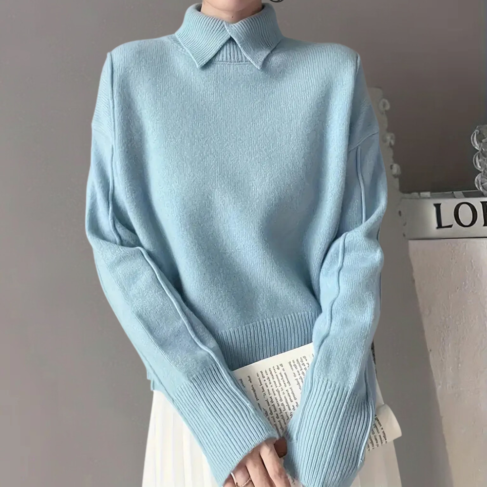 Women's ivory crochet sweater lightweight elegant knit top with intricate open-weave pattern