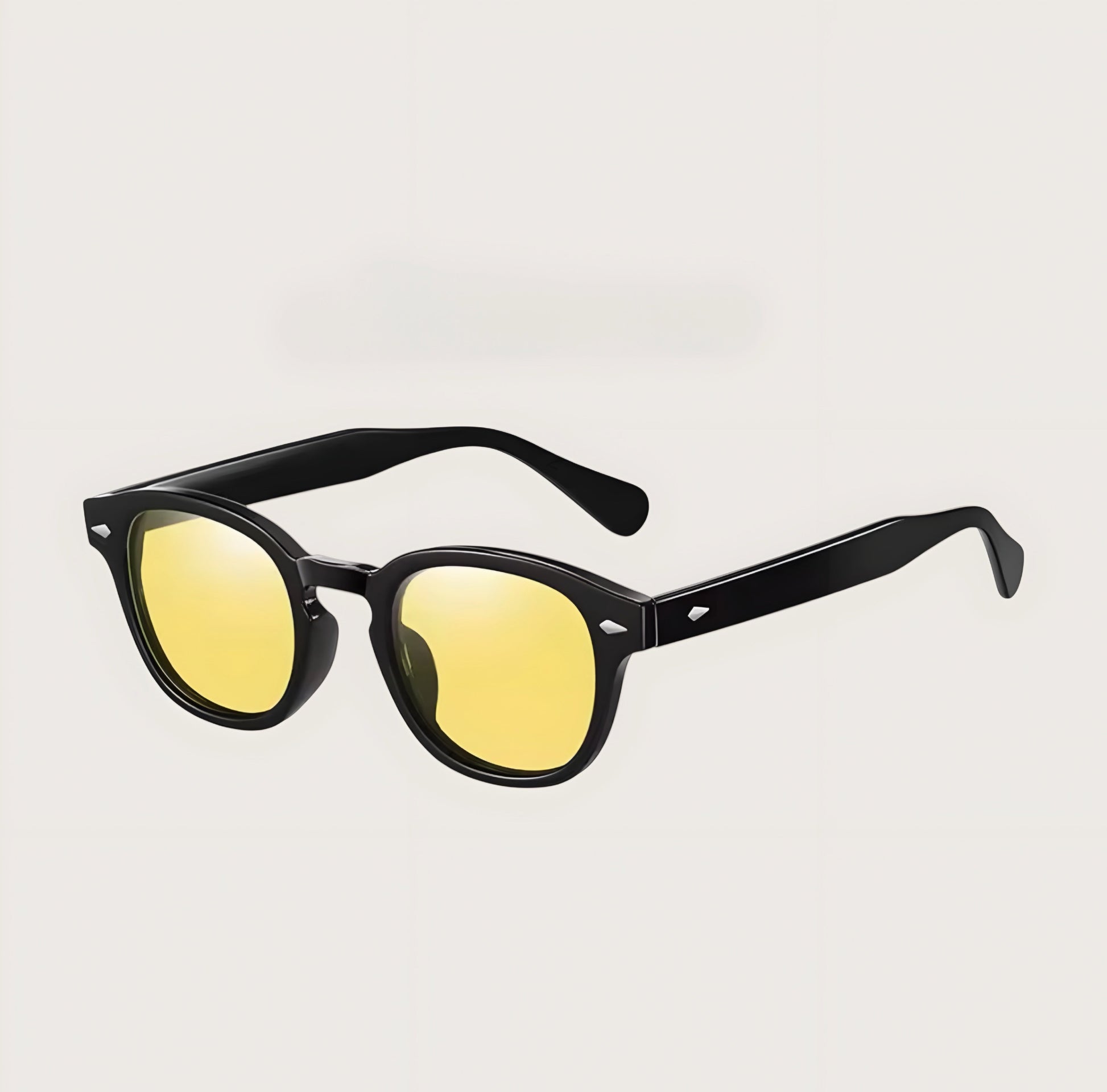 James Classic Square-Frame Polarised Sunglasses for Men – UV400 Protection Yellow - Urbann-Vibe