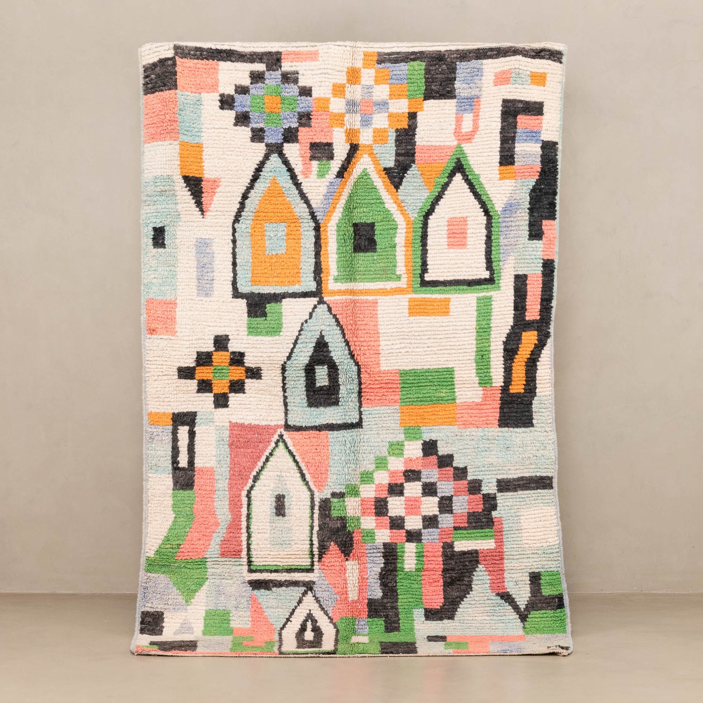 Rabeea - vintage boujad rug - Urbann-Vibe