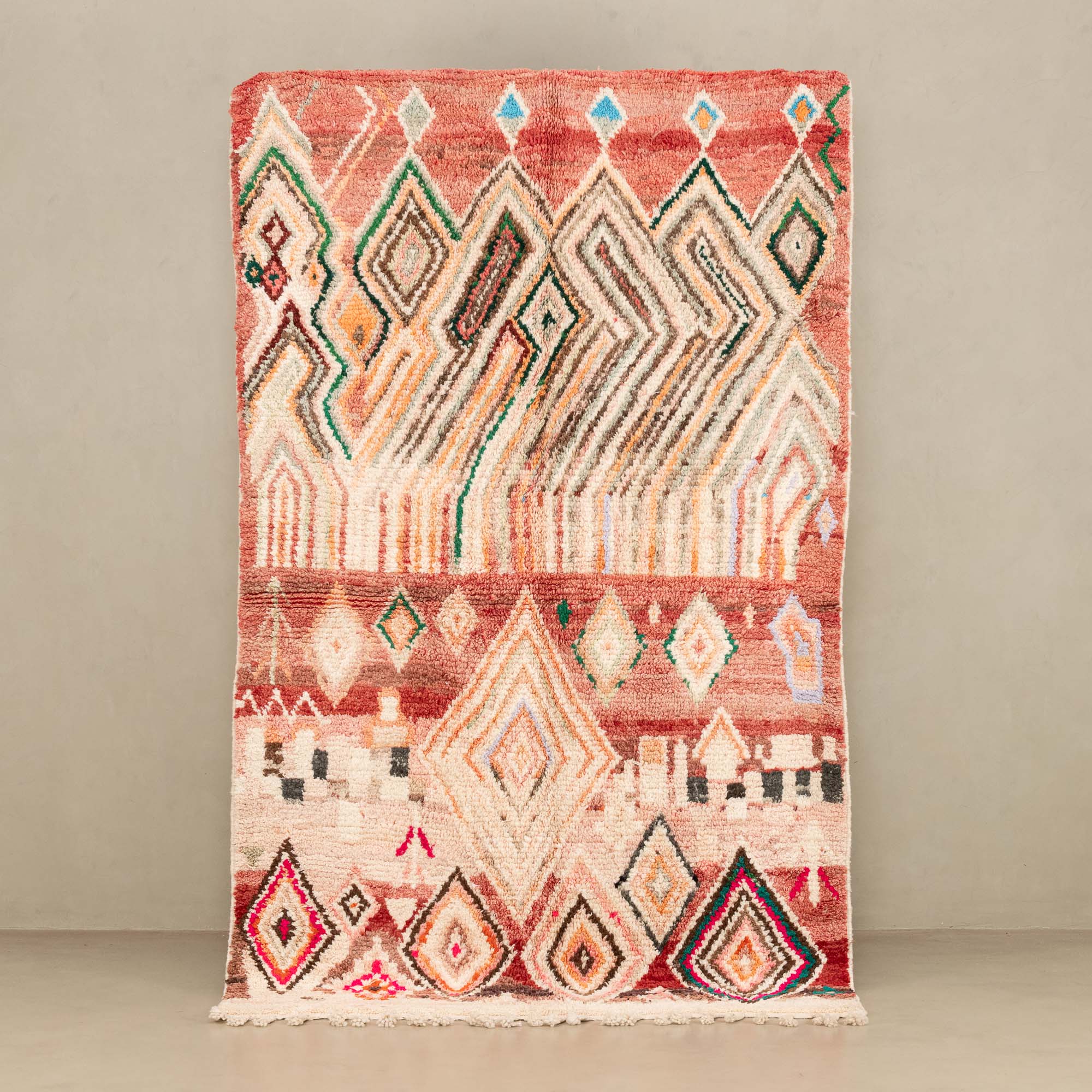 Besma - vintage boujad rug - Urbann-Vibe
