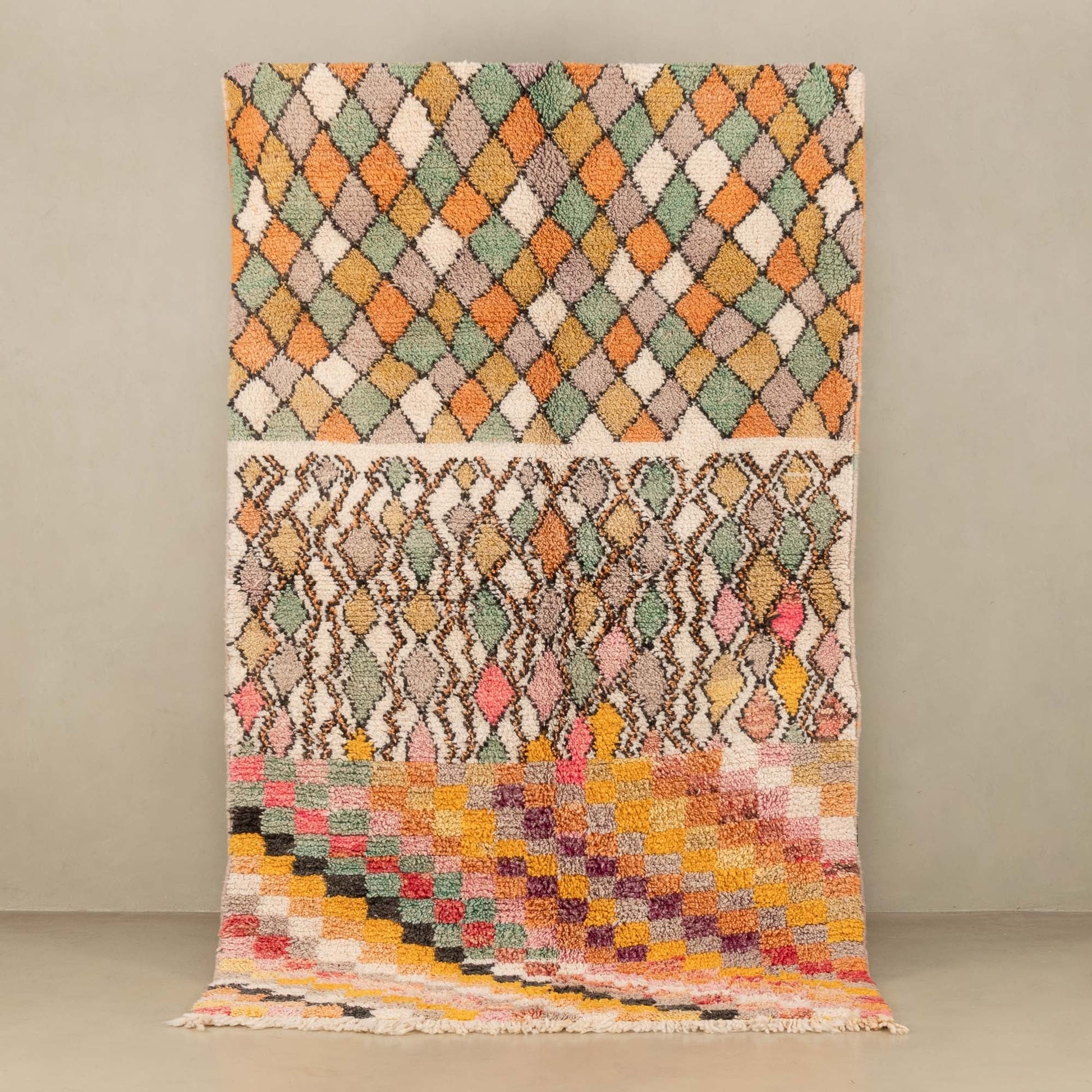 Rihab - vintage boujad rug - Urbann-Vibe