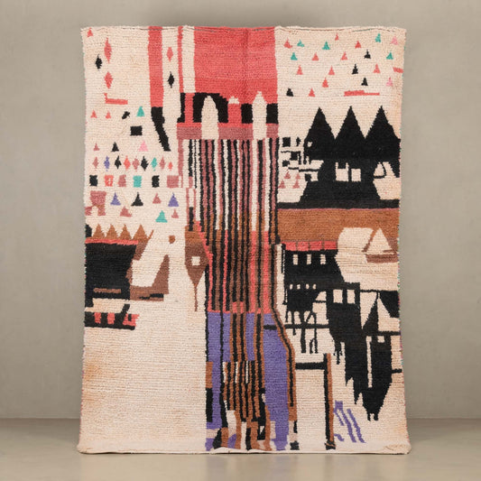 Nassima - vintage boujad rug - Urbann-Vibe