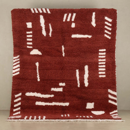 Aanbar - Beni ourain rug - Urbann-Vibe