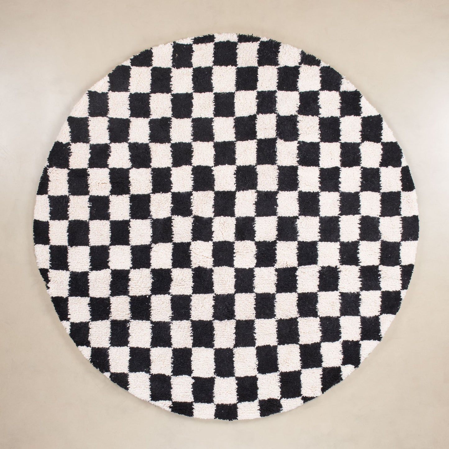 Dama Round - Shag Moroccan rug - Urbann-Vibe