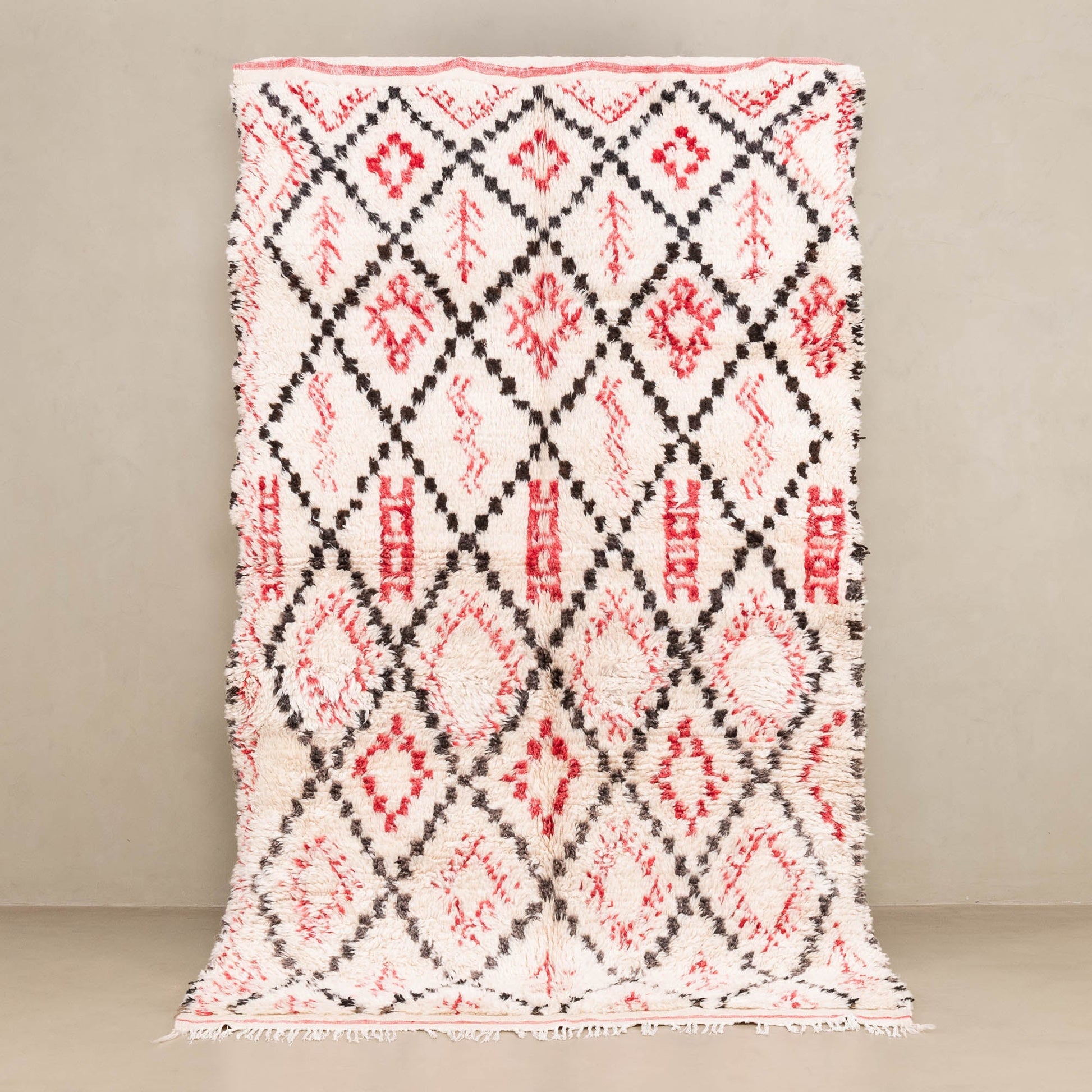 Asmaa - vintage beni ourain rug - Urbann-Vibe