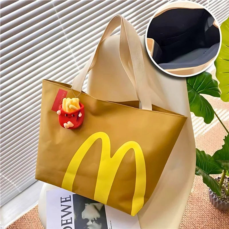 McCarry McDonald's iconic retro backpack bold golden arches spacious daily-use nostalgic design