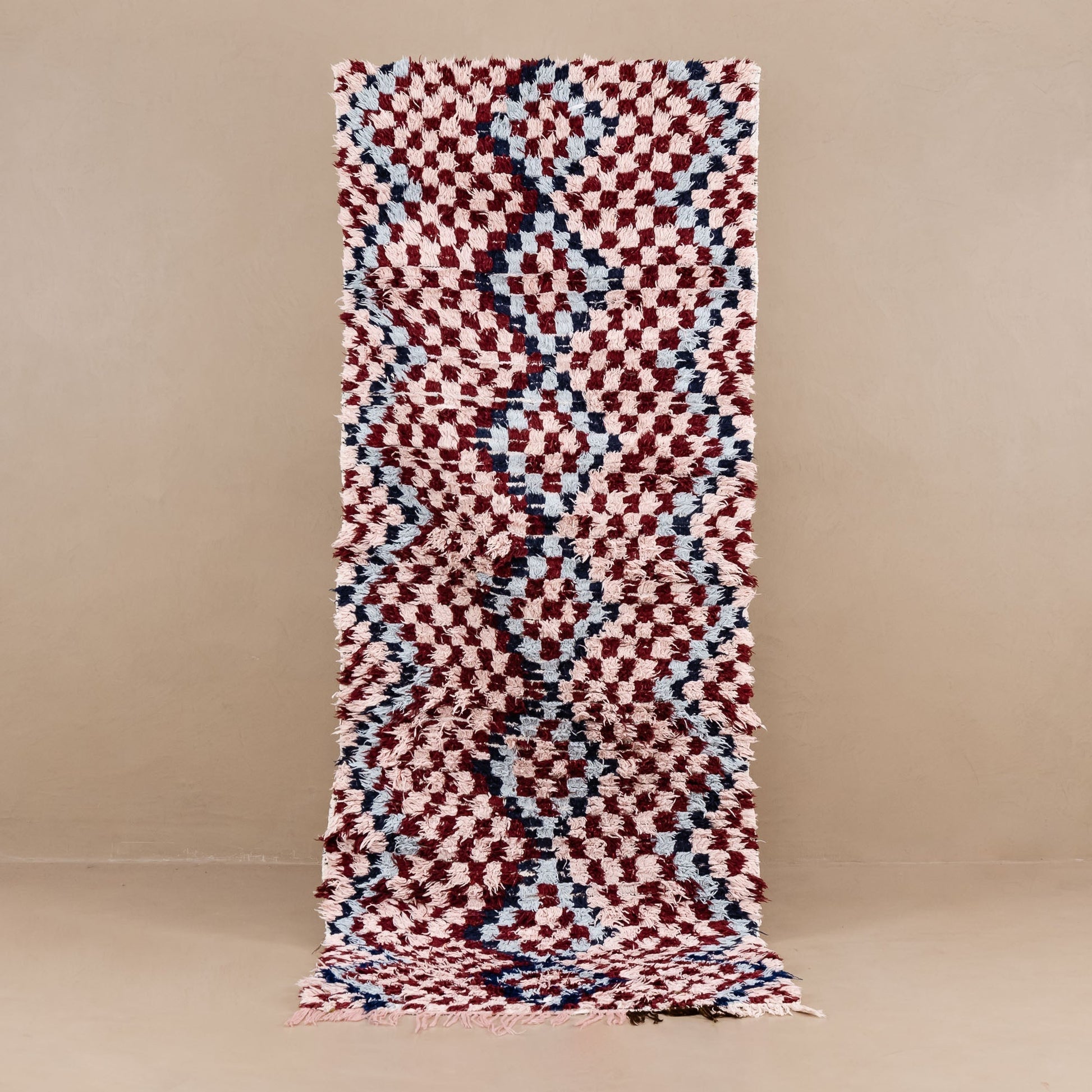 Nafisah - vintage boucherouite rug - Urbann-Vibe