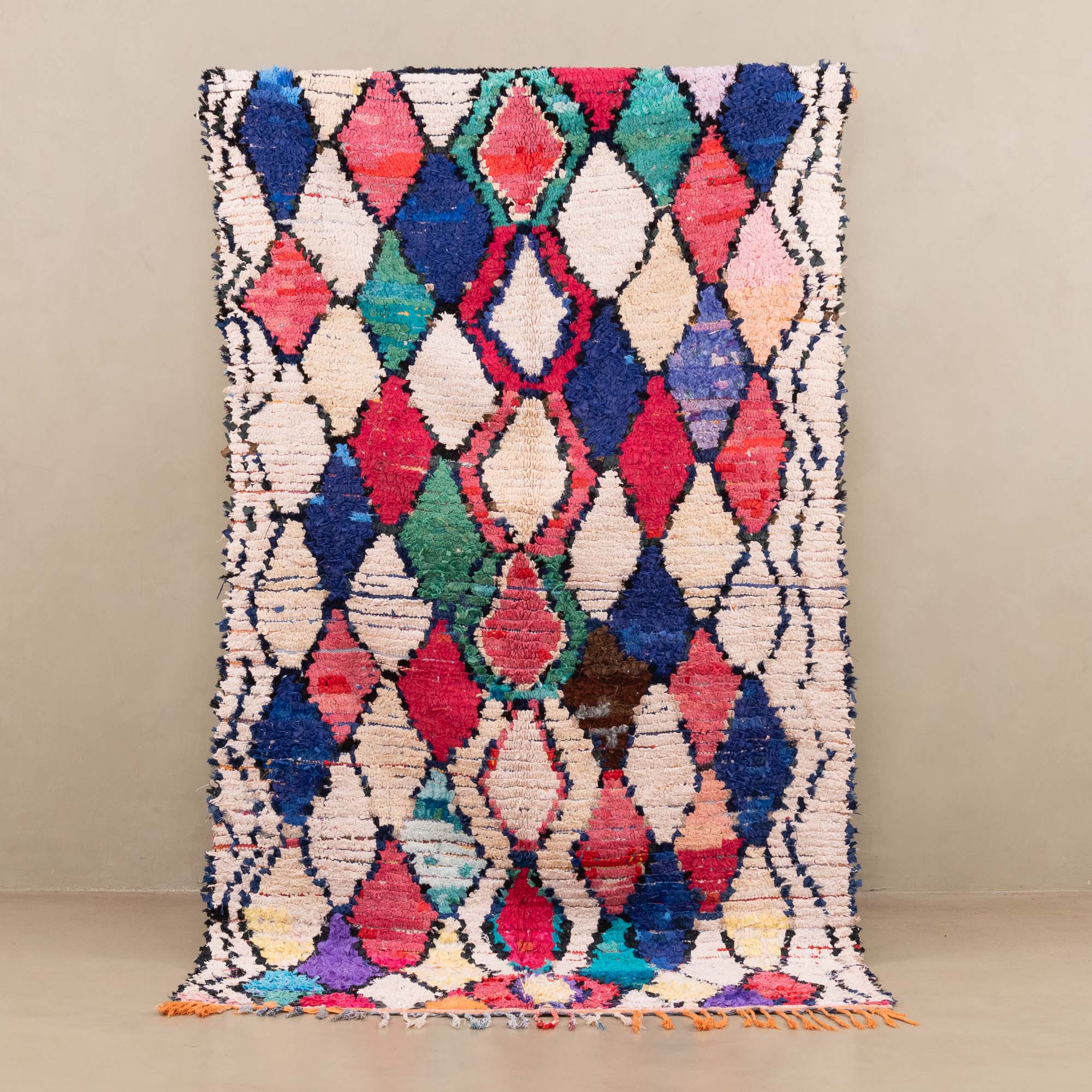 Fatma - vintage boucherouite rug - Urbann-Vibe