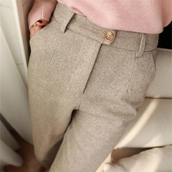 Men's tailored dress pants slim fit charcoal grey flat-front design for office professionals