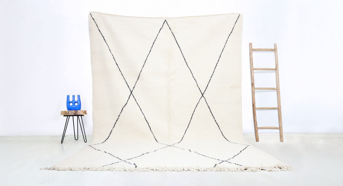 Tizrit  Beni Ourain Rug 8'5" x 11'4" - Urbann-Vibe