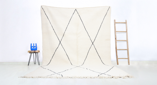 Tizrit Beni Ourain Rug 8'5" x 11'4" - Urbann-Vibe