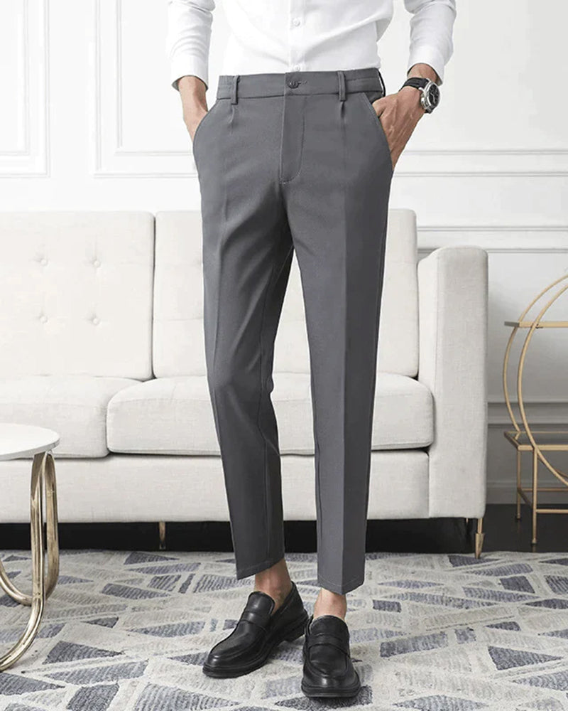 Augusto stretch pants in classic cut, durable high-quality fabric for everyday comfort and style