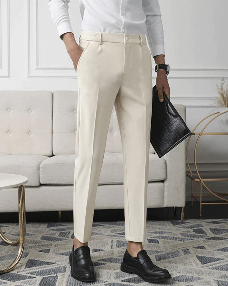 Augusto dark stretch pants slim fit everyday wear durable high-quality comfortable trousers