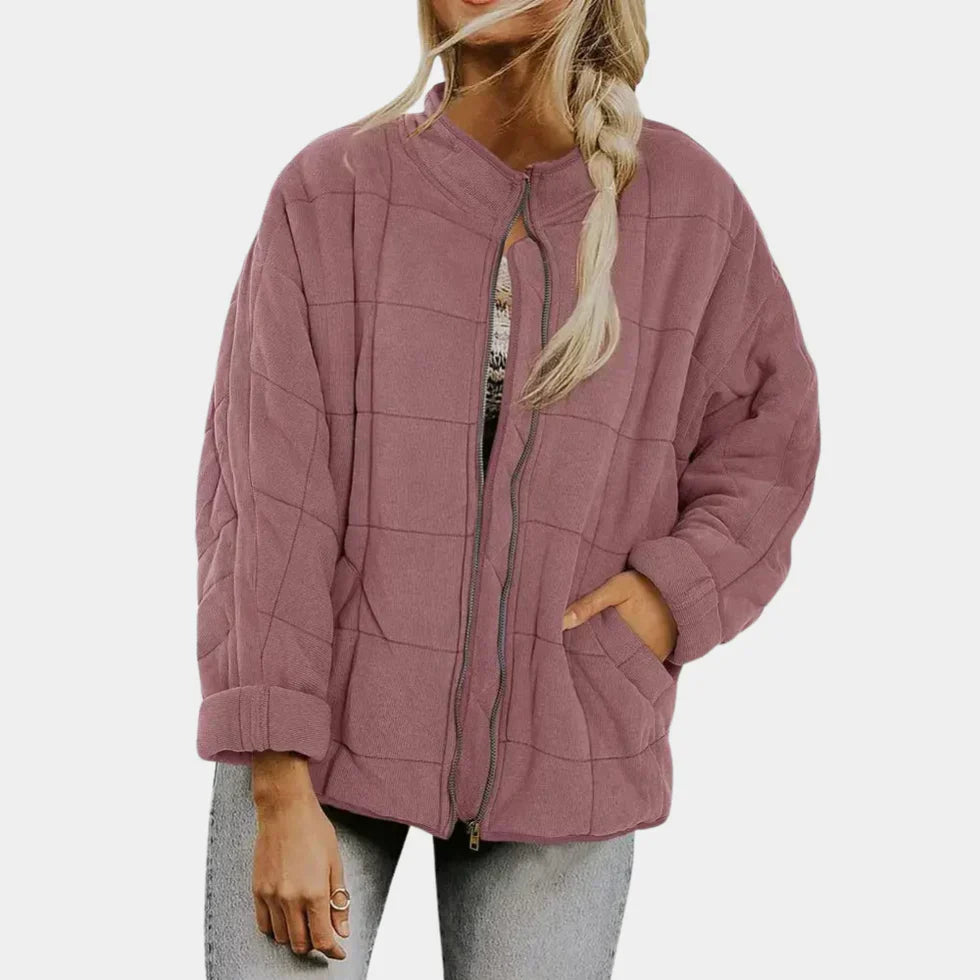 Lyric women's autumn jacket cozy warm sustainable style versatile everyday comfort easy care