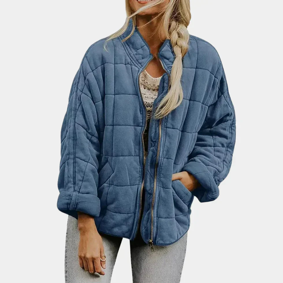 Lyric women's autumn jacket cozy relaxed fit sustainable everyday warmth in versatile seasonal style