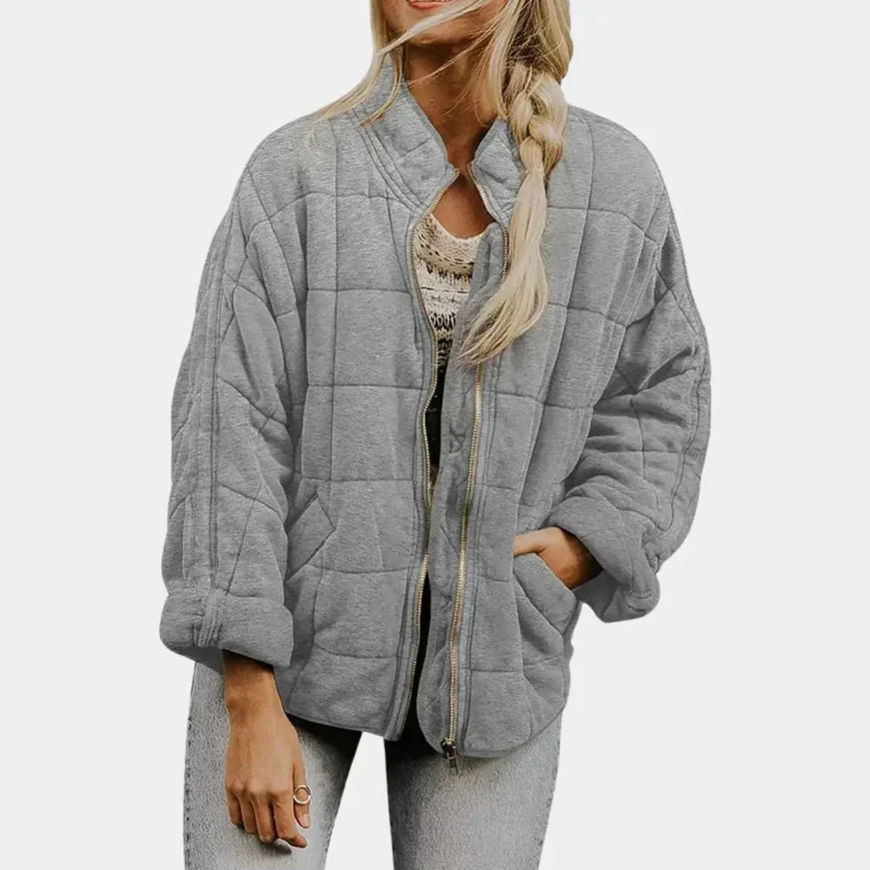 Lyric women's autumn jacket cozy warm sustainable style versatile everyday comfort easy care