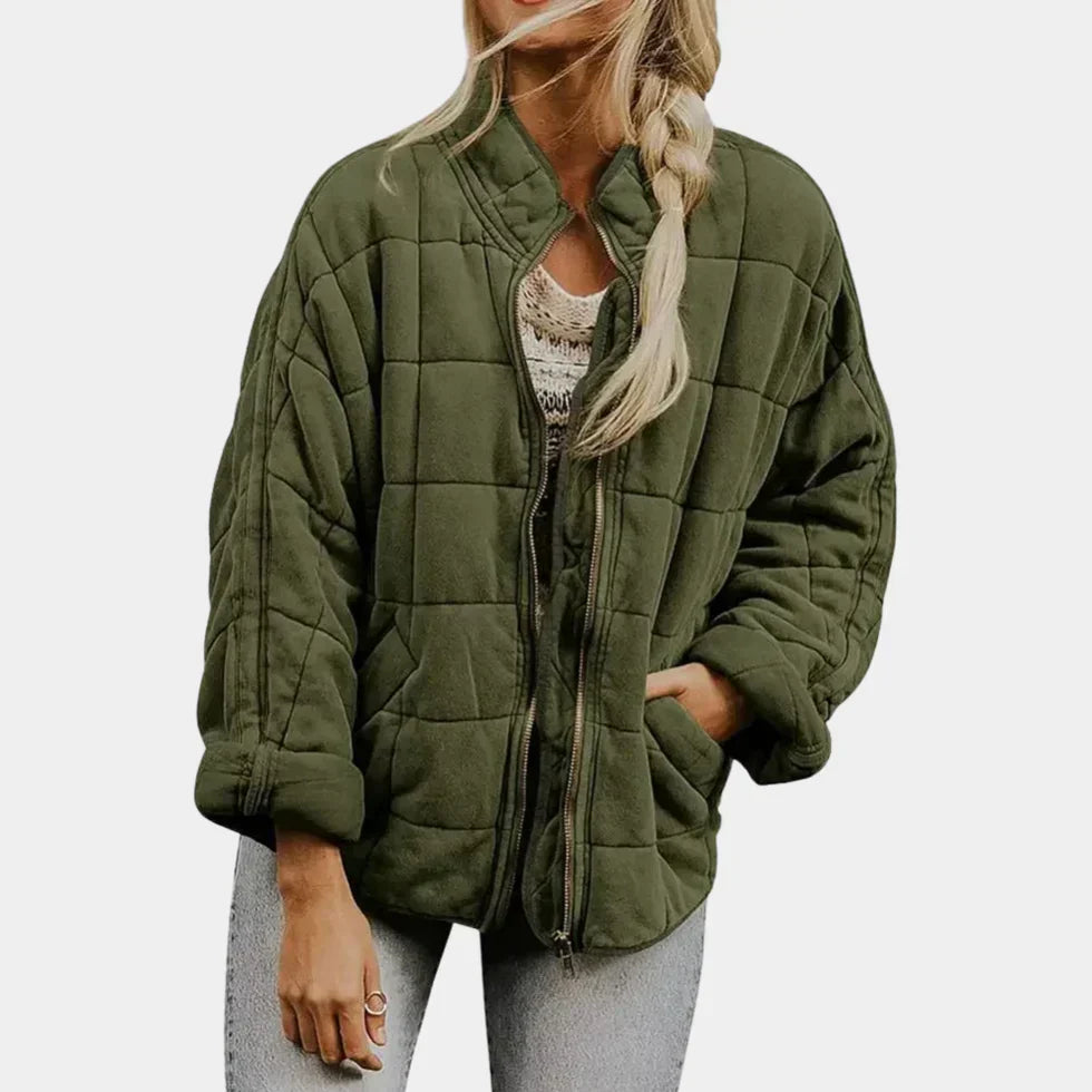 Lyric women's autumn jacket cozy sustainable style warm versatile everyday comfort fall layer
