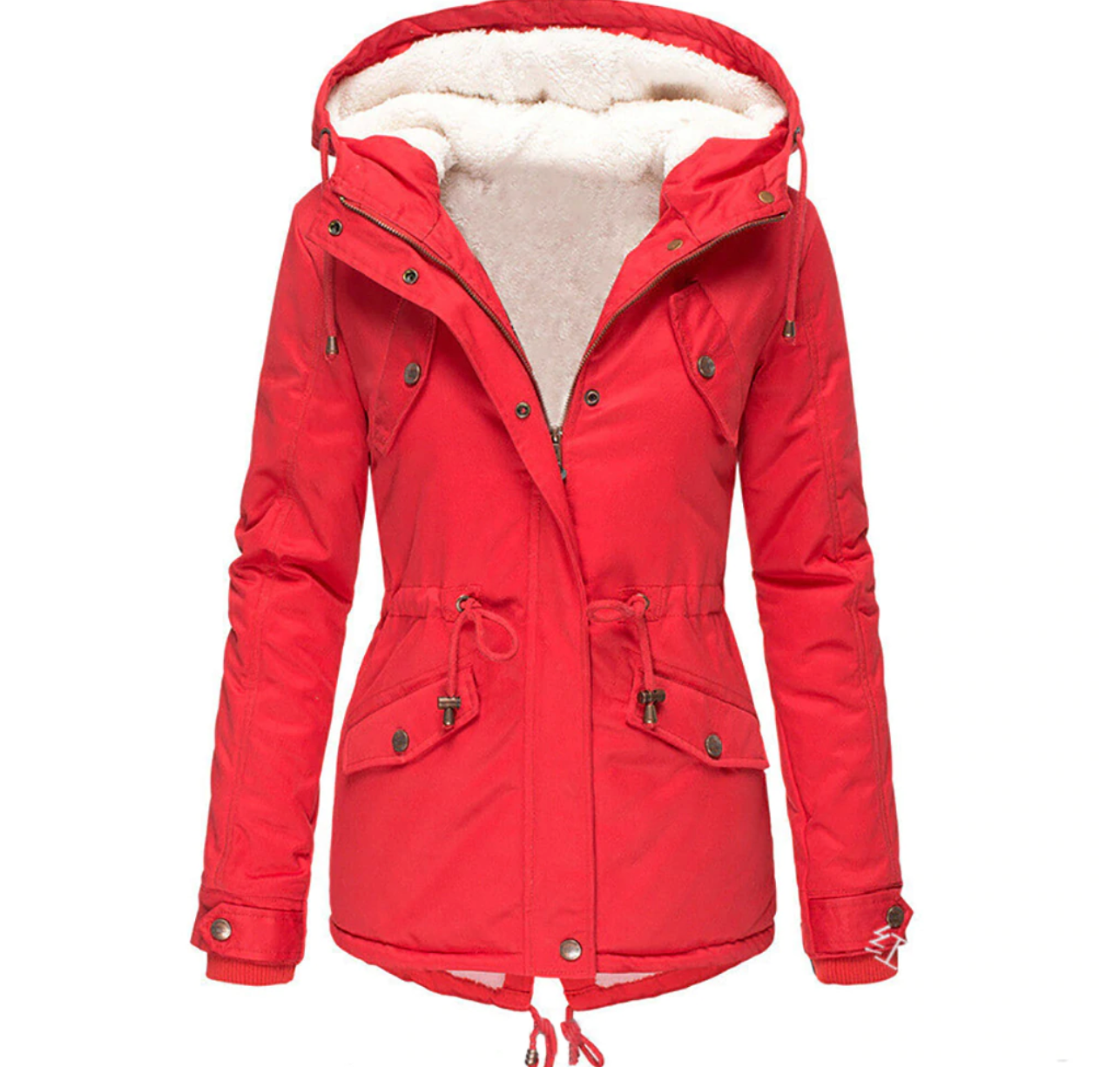 Cara women's insulated jacket warm neutral-tone classic silhouette for urban autumn winter wear