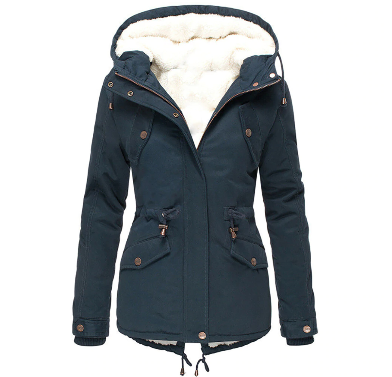 Cara women's insulated jacket black timeless silhouette premium warmth for urban autumn winter wear