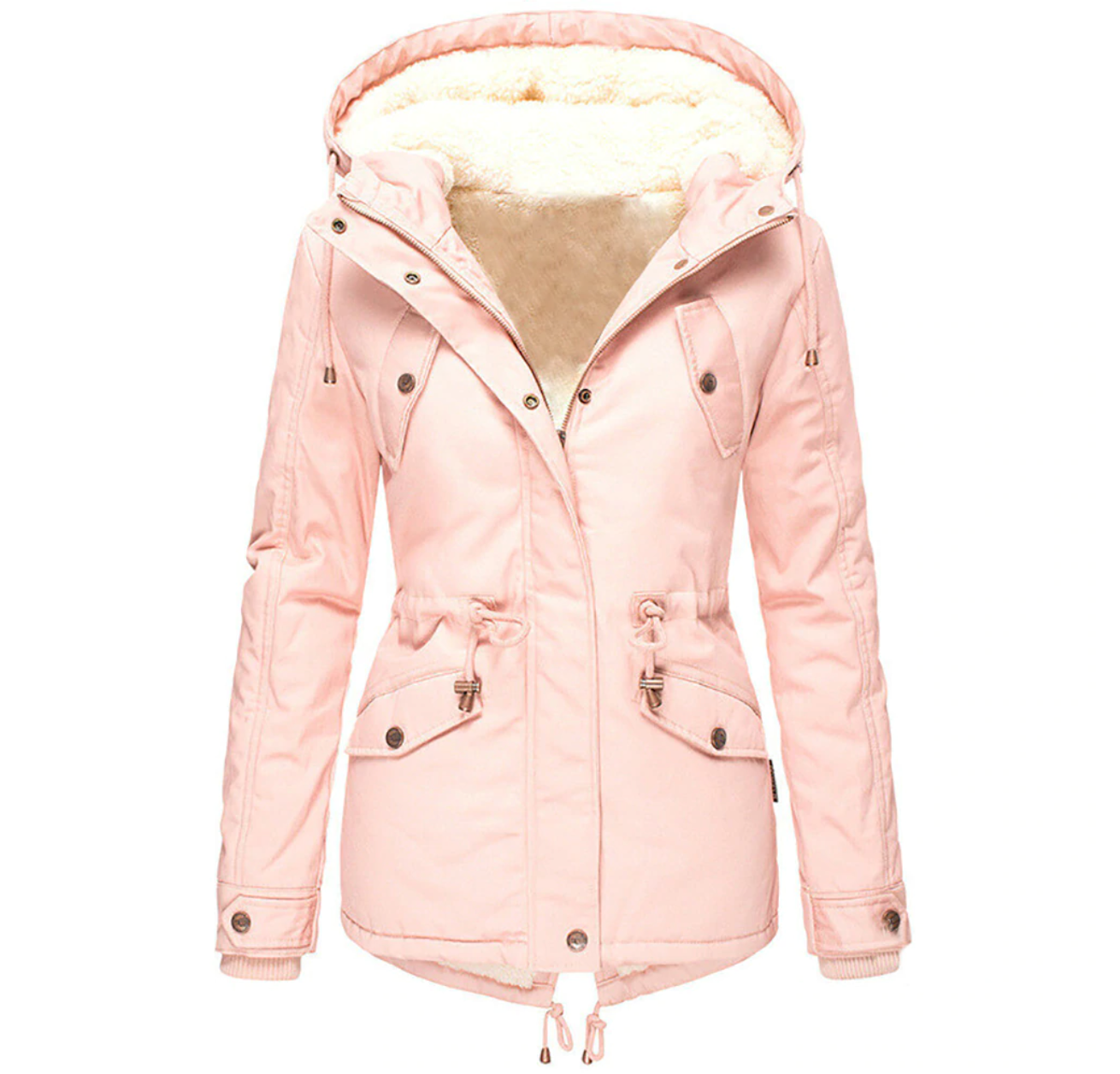 Cara women's insulated jacket neutral tones timeless silhouette premium warmth for urban autumn winter wear