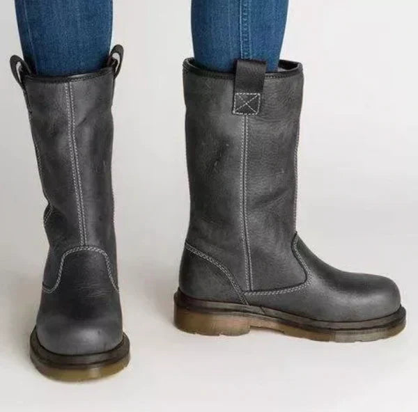 Women's winter boots warm stylish durable cold-weather footwear with polished design