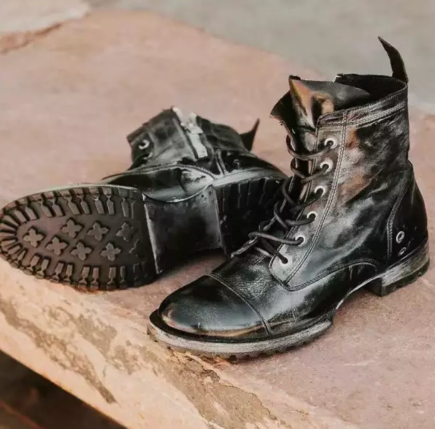 Women's stylish ankle boots black winter durable easy-care design for everyday comfort wear