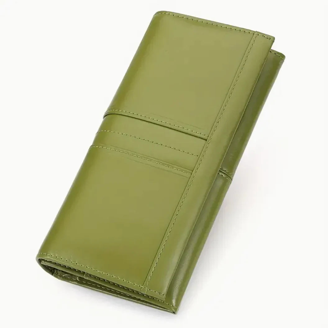 Lynn women's vegan leather compact wallet sleek rectangular design with multiple card slots