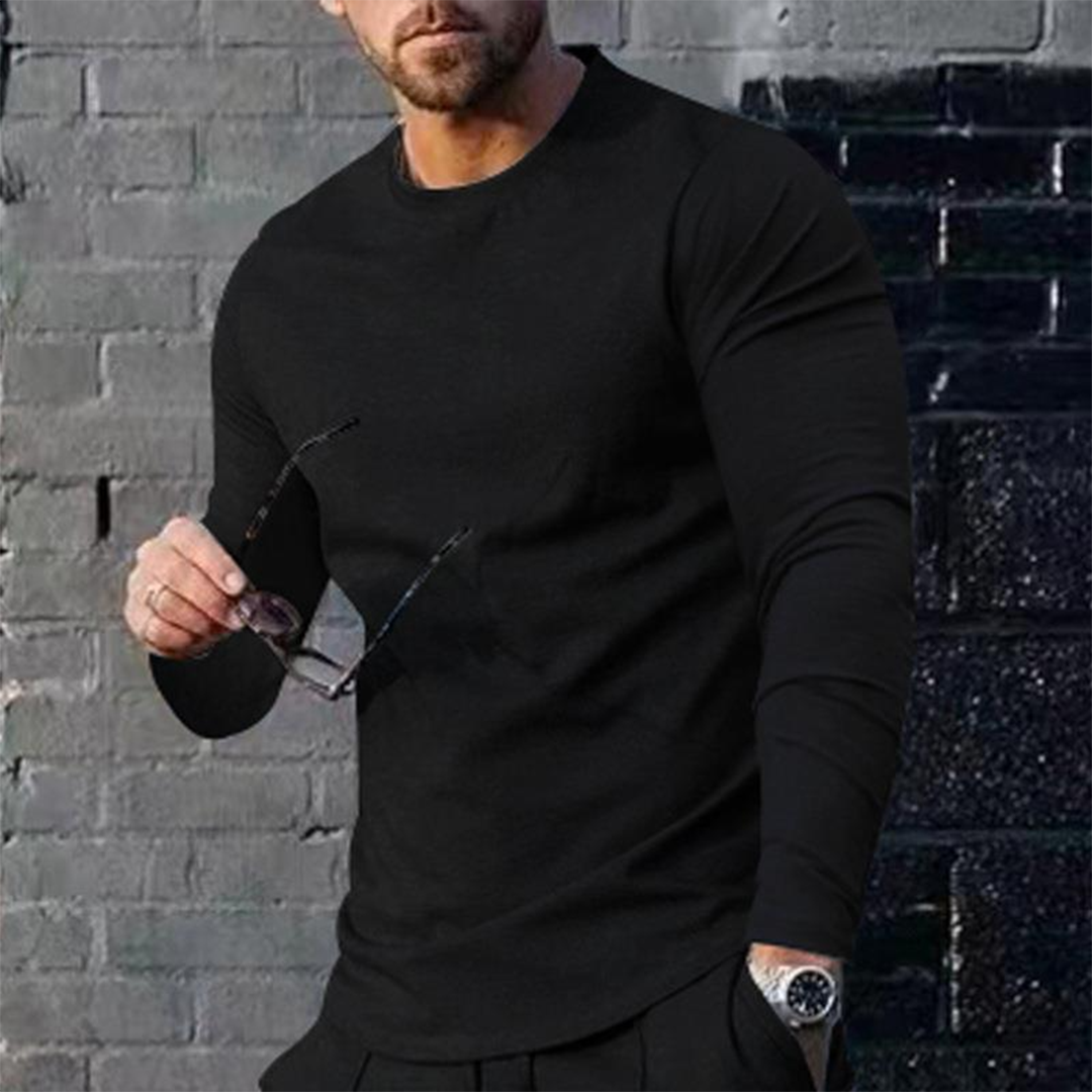 Men's blue relaxed fit casual polyester shirt with loose silhouette for summer everyday wear