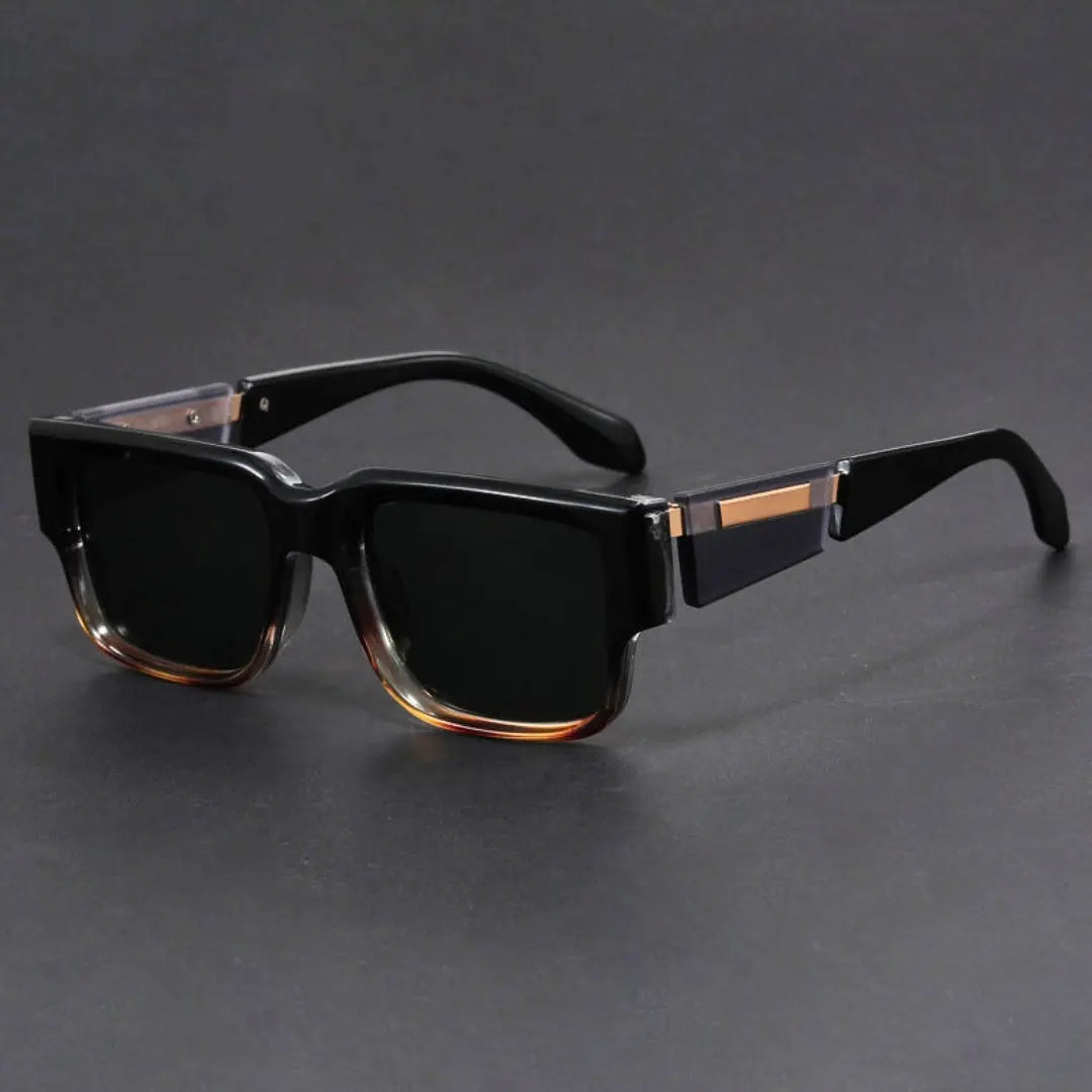 Blake square sunglasses bold rectangular frame UV400 protection impact resistant lenses trendy eyewear