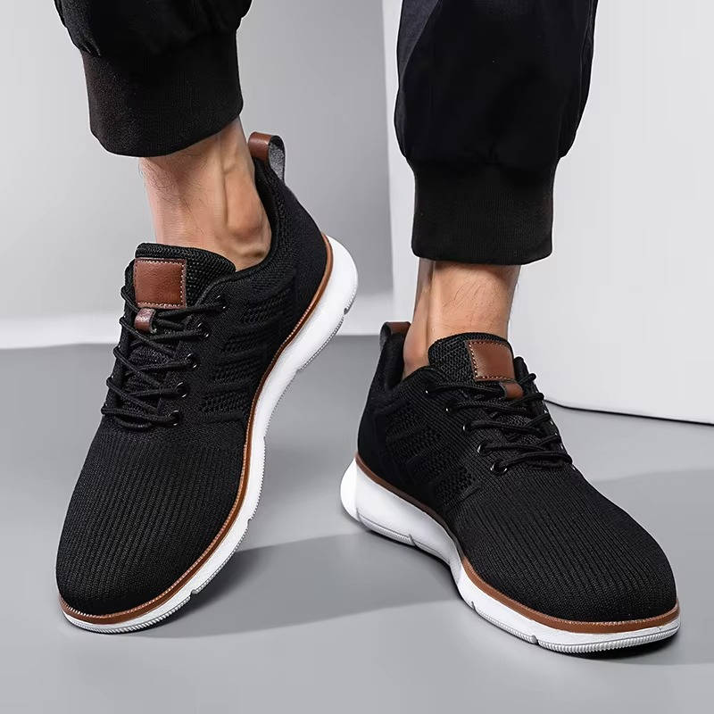 Urbann-Vibe men's lightweight mesh knit sneakers breathable memory foam insole all-day comfort