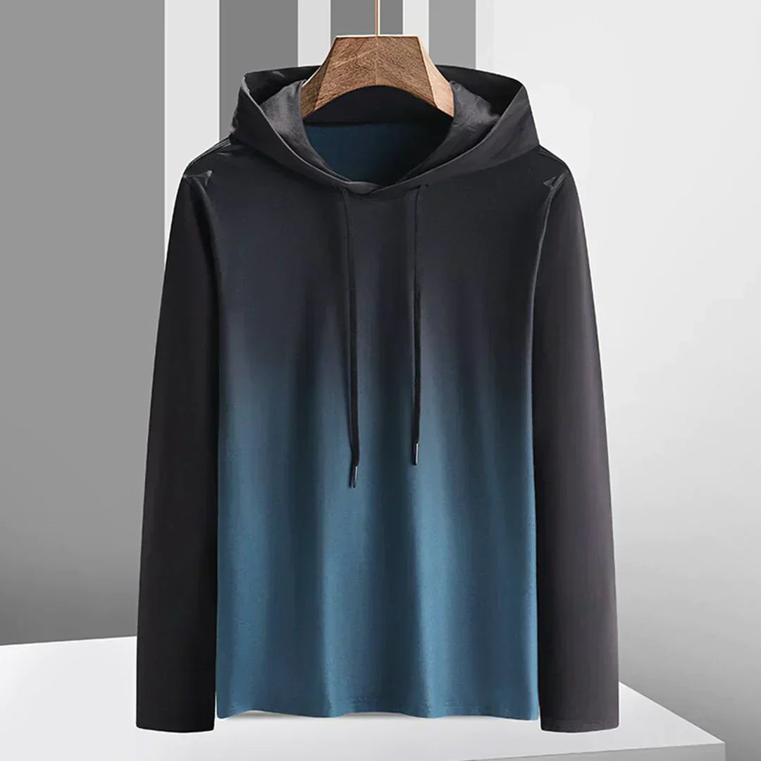 Men's Liam gray sports hoodie relaxed fit premium fabric for workouts and leisure