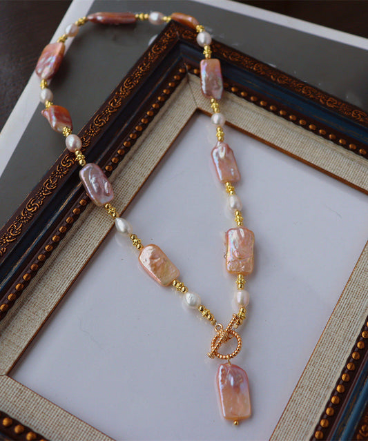 Collier Boho avec pendentif en alliage d'argent sterling et perles - Urbann-Vibe