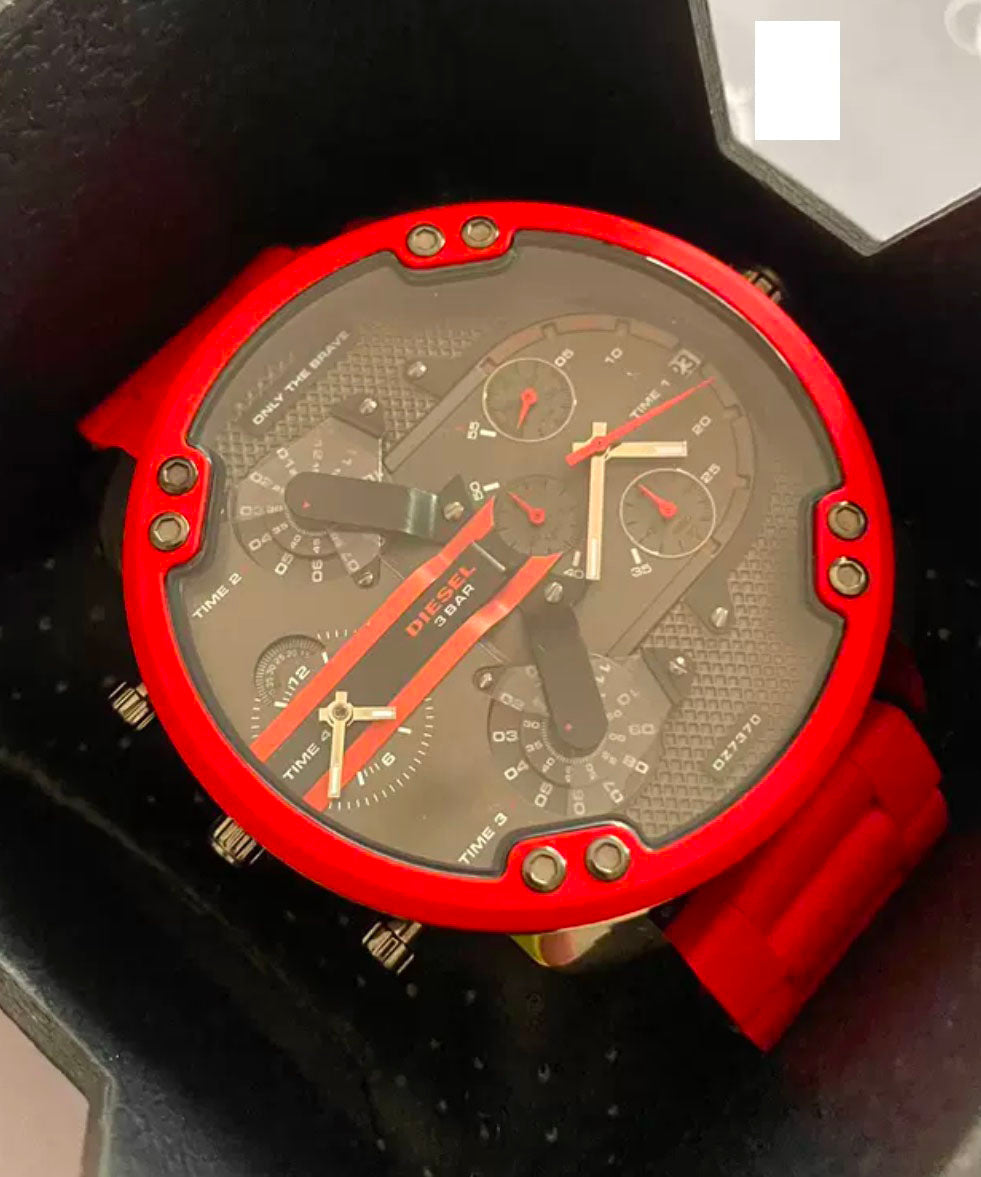 Montres creuses à mouvement à quartz en alliage rouge Boho - Urbann-Vibe
