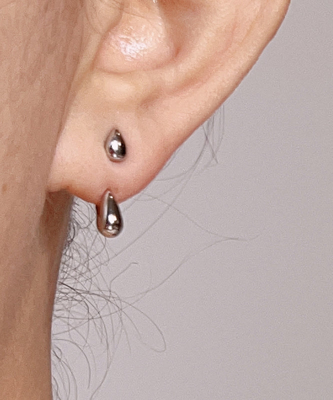 Boucles d'oreilles à tige en argent sterling style bohème en forme de goutte d'eau - Urbann-Vibe