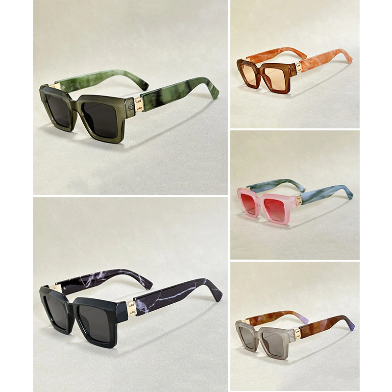 Bold Vision retro square sunglasses UV400 photochromic lenses lightweight polycarbonate frame outdoor style