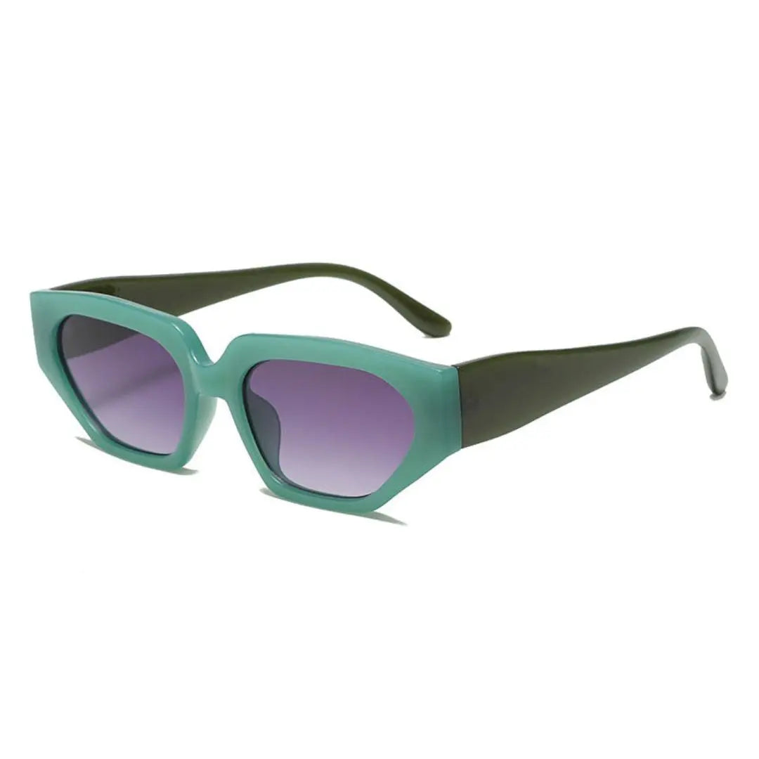 Bold geometric sunglasses lightweight frames full UV protection dynamic colors for style-forward looks