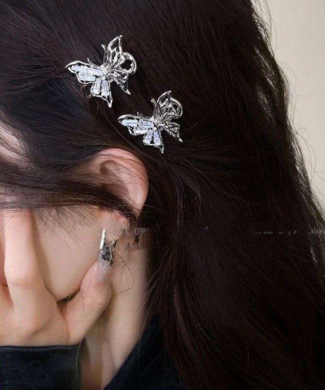 Épingle à cheveux en alliage de soie et cristal de zircon avec nœud - Urbann-Vibe