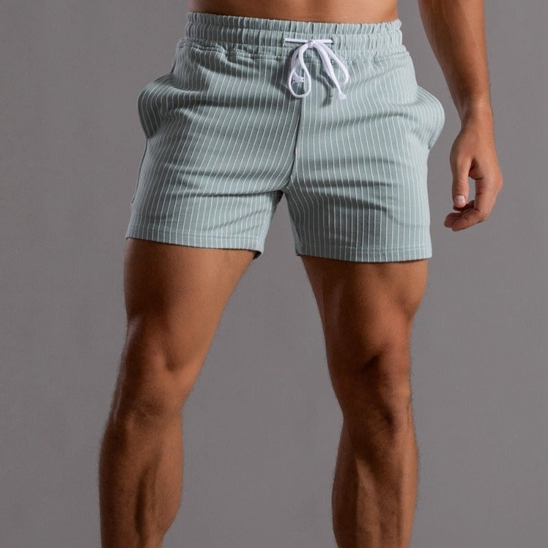 Men's black super stretchy fitness shorts form-fitting design for ultimate flexibility and comfort