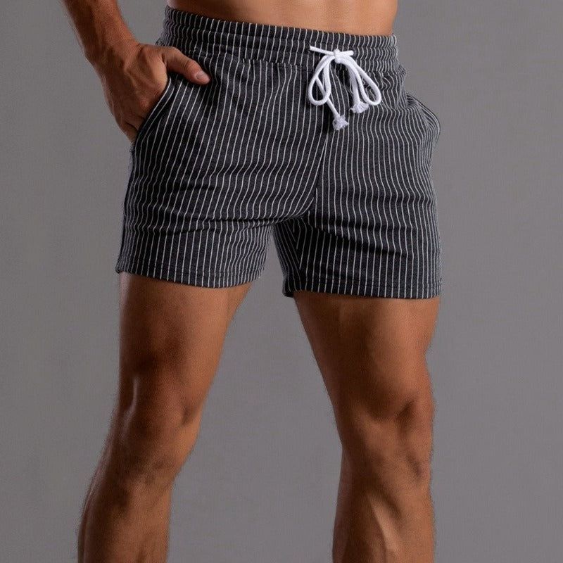 Arno men's super stretchy fitness shorts black form-fitting athletic design for all-day flexibility