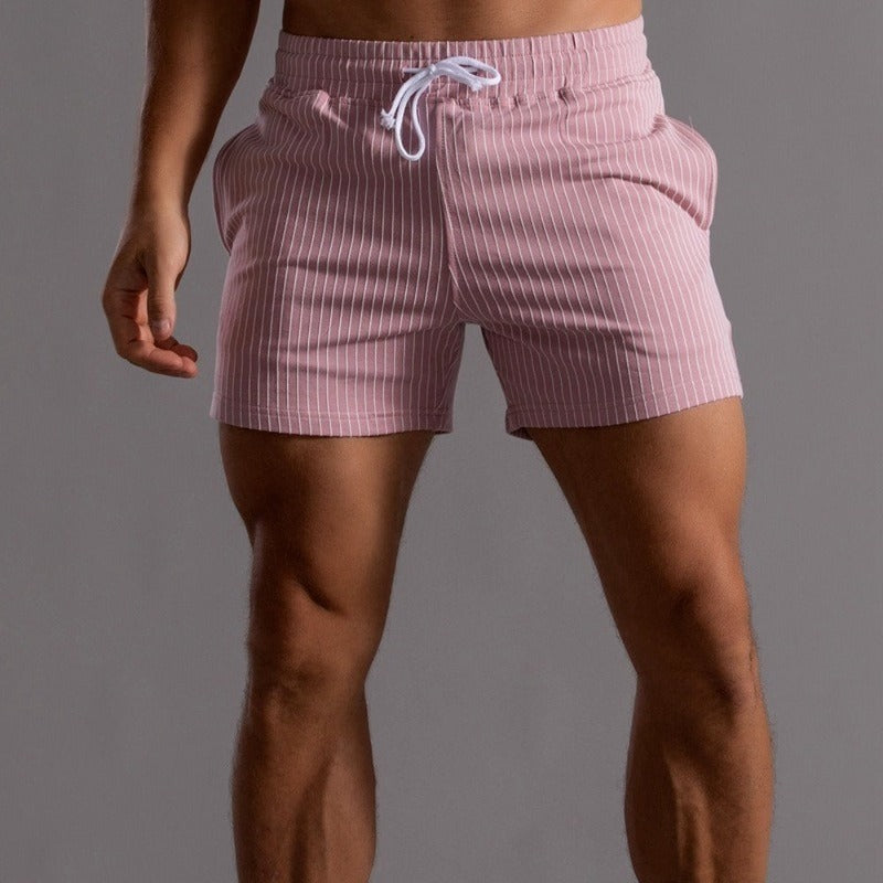 Men's black super stretchy fitness shorts form-fitting design for ultimate flexibility and comfort
