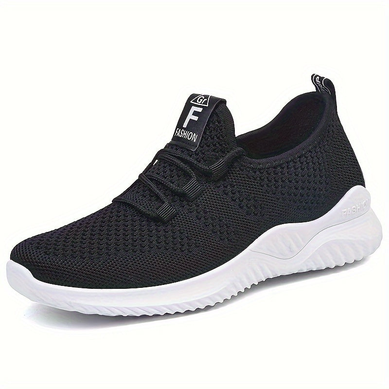 Women's breathable running shoes soft upper flexible PVC sole stylish comfort for active lifestyles