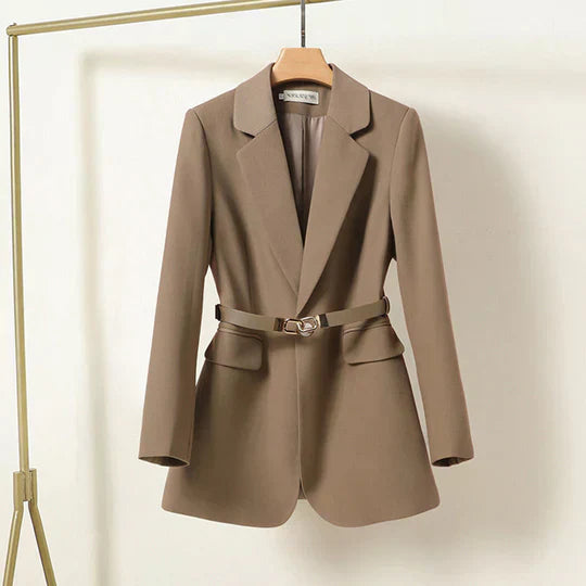 Women's elegant blazer classic tailored cut professional style comfortable versatile fit timeless silhouette