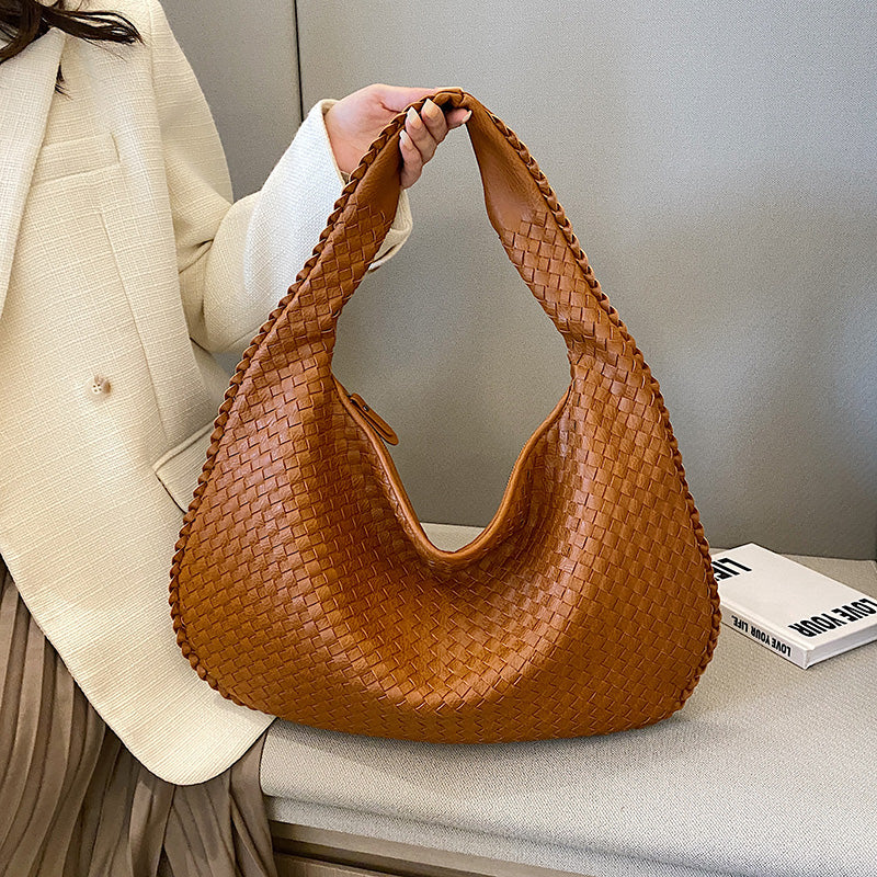 Margo woven crossbody bag for women, elegant timeless style with hands-free design and generous space