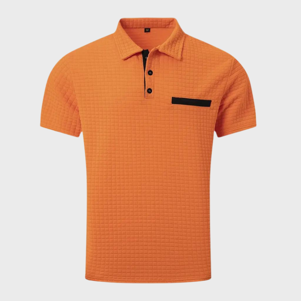 Men's slim fit polo shirt elegant comfortable cut timeless versatile style any occasion