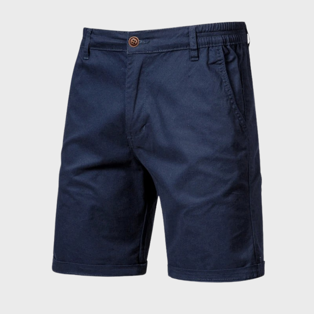 Men's lightweight casual summer shorts relaxed fit breathable comfort everyday wear neutral tone