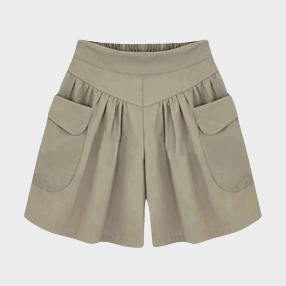 Women's athletic sport shorts in premium spandex blend, form-fitting cut with flexible stretch performance fabric