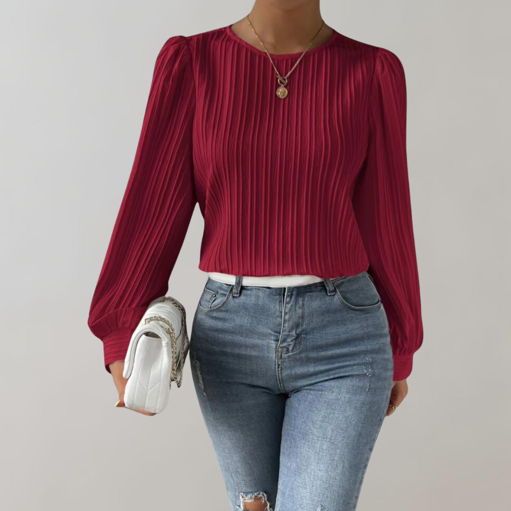 Dagny Amelia women's blouse elegant fit soft fabric spring summer refined silhouette