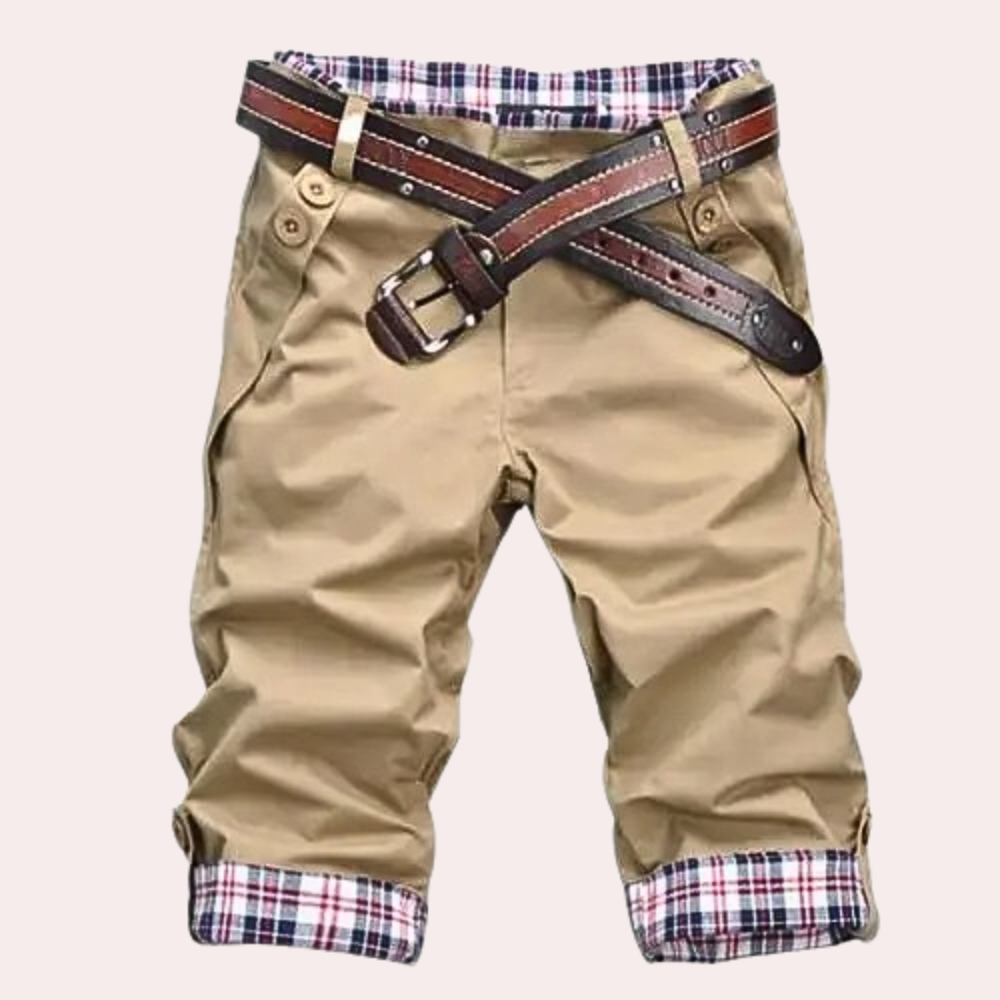 Men relaxed cargo shorts breathable 100% cotton versatile summer everyday wear with multiple pockets